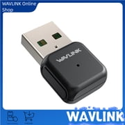 AC650 USB WiFi Adapter, USB2.0 Dual Band 2.4GHz/5GHz Wireless Network Dongle for PC Desktop Laptop, Supports Windows 11/10/8.1/8/7/Vista/XP, MacOS 10.7-10.15