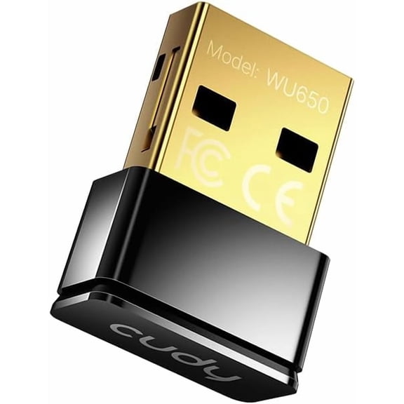 AC650Mbps USB WiFi Adapter for PC, 5G/2.4G Wireless Dongle, WiFi, USB Wireless Adapter for Laptop - Nano Size, Compatible with Windows XP/7/8/8.1/10/11, MacOS 10.5~10.13, Linux Kernel 4.19~5.x