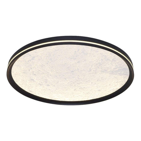 AC6875BK Artcraft Lighting Luna - 28W 1 LED Flush Mount-2.56 Inch Tall and 20 Inch Wide