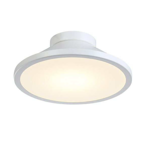 AC7021WH Artcraft Lighting Lucida - 16W 1 LED Flush Mount-4.5 Inches Tall and 12 Inches Wide-White Finish