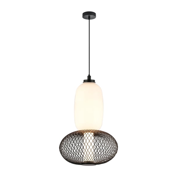 AC7461BK Artcraft Lighting Ace - 12W 1 LED Pendant-14.5 Inch Tall and 8.7 Inch Wide
