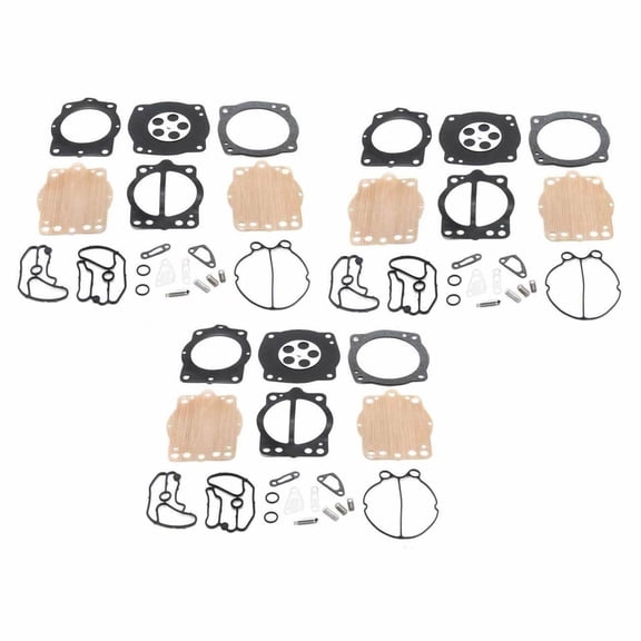 ACA 3 Packs For Kawasaki Jet Ski 900 1100 STX ZXI Keihin CDK-2 38-44mm Carburetor Rebuild Kit