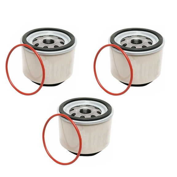 ACA 3Pcs R12T Fuel Filter/Water Separator Element for Racor 120AT 120AS S3240 Marine Spin-On Diesel Engine Replaces S3240 18-7947