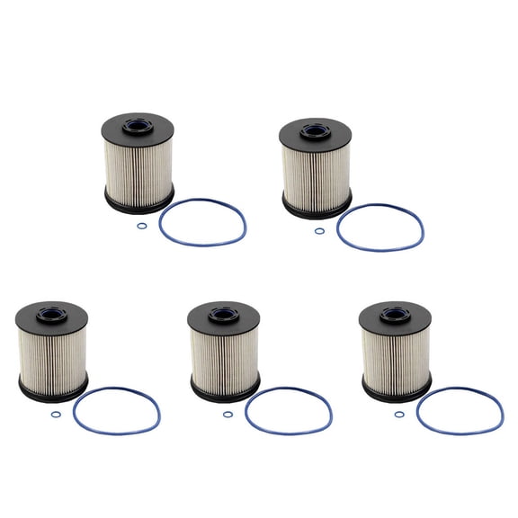 ACA 5Pcs TP1015 Fuel Filter Element for Duramax 6.6L 2017-2020 Chevrolet Silverado/GMC Sierra 2500HD 3500HD
