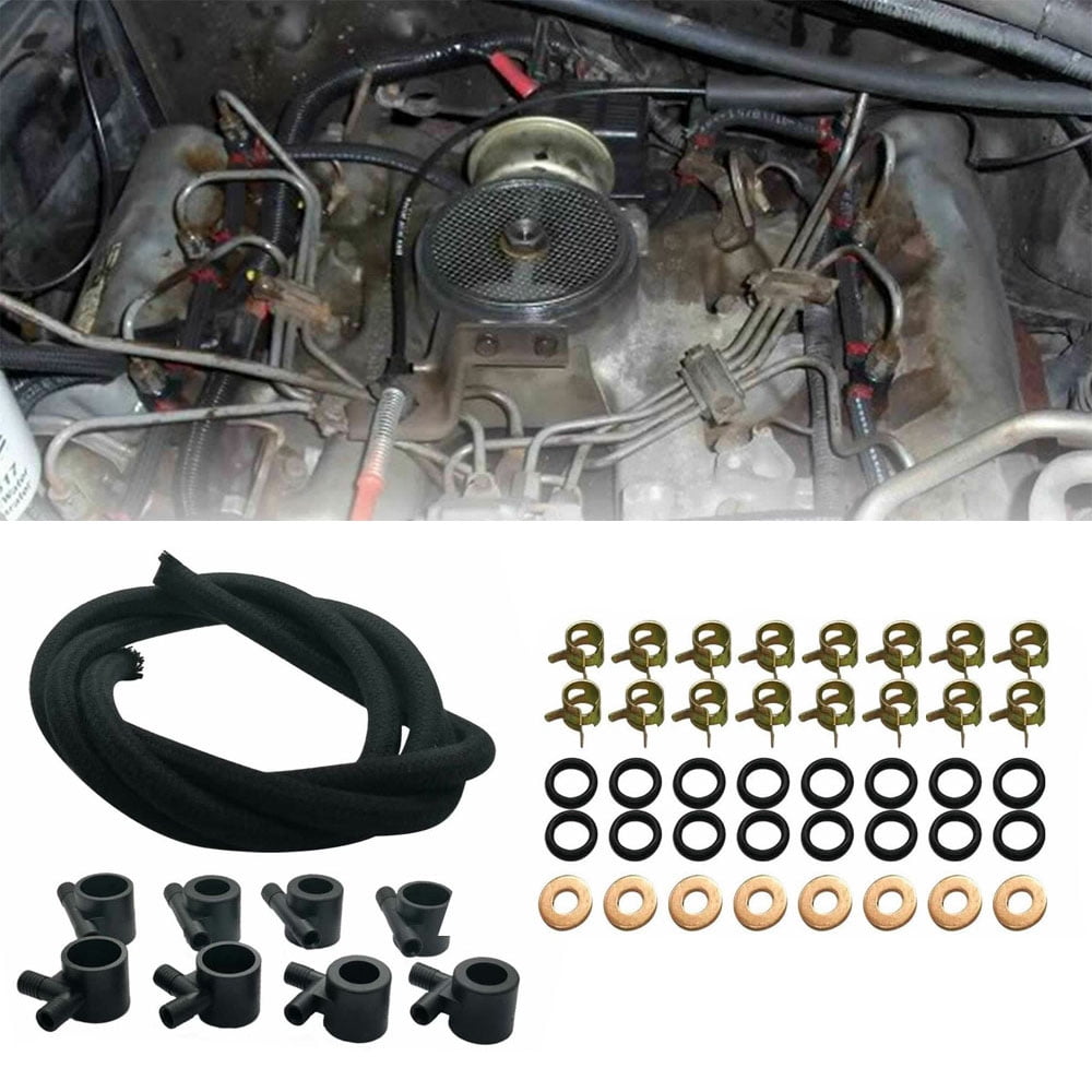 ACA Diesel Injector Return Line Installation Kit for 1988-1994 7.3L V8 ...