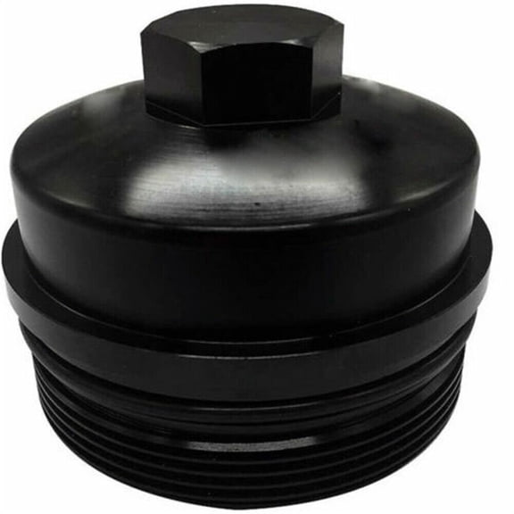 ACA Oil Filter Cap Black for F250 F350 F450 F550 Super Duty Powerstroke 6.0L/6.4L 2003-2007 Diesel Engine