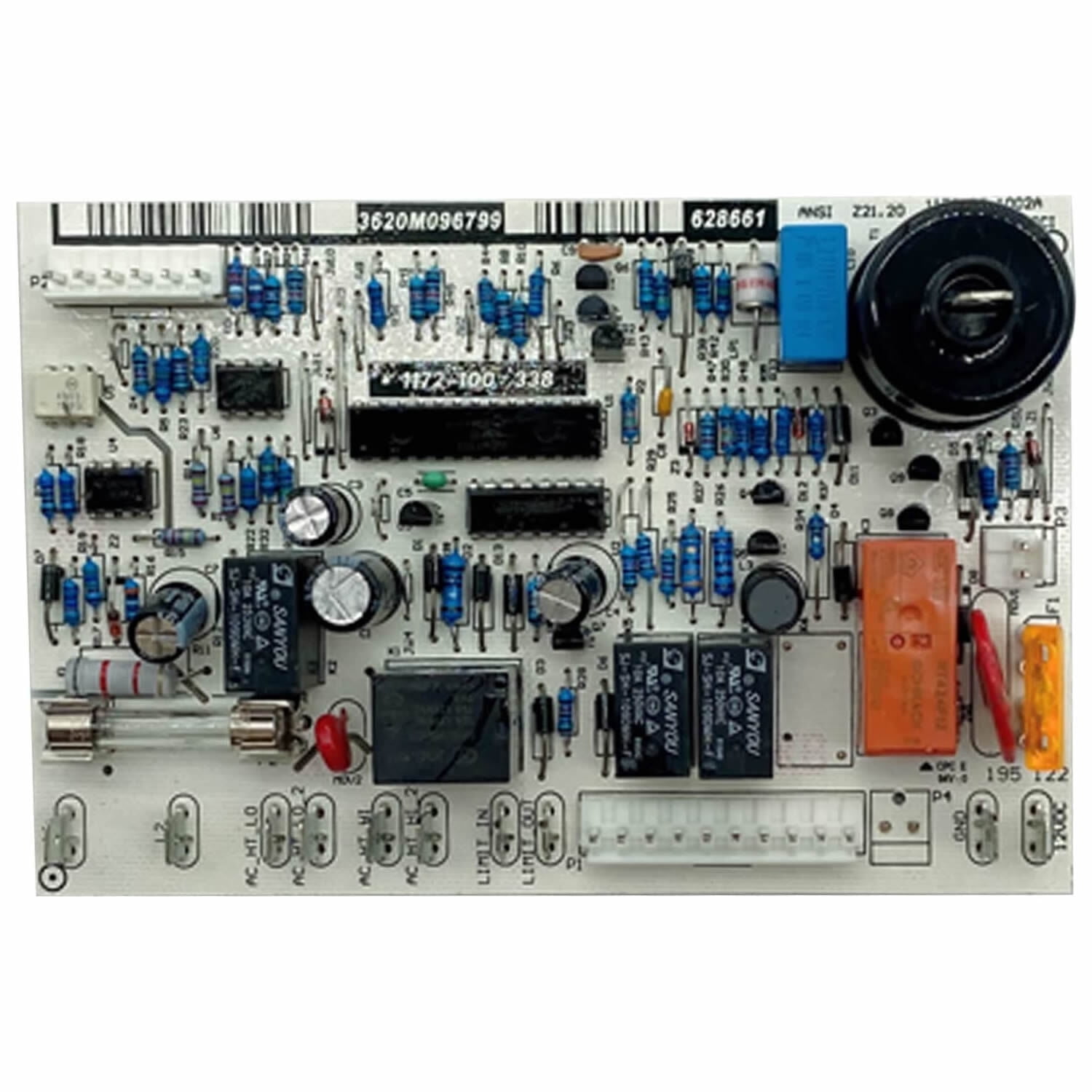 ACA Refrigerator Power Circuit Board 628661 Replacement for N41X N51X ...