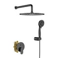 ACA Waterfall SingleHandle 1Spray Round High Pressure Shower Faucet