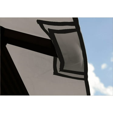 ACACIA 12 ft. sq. SunDURA Replacement Canopy for 12 ft. sq.  Gazebo Storm Grey