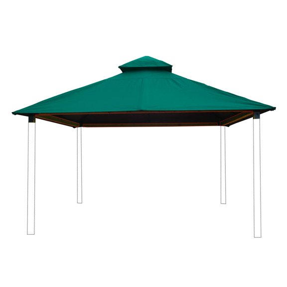 ACACIA AGOK14- AQUA MARINE 14 sq. ft. Gazebo Roof Framing & Mounting Kit with Aqua Marine Outdura Canopy