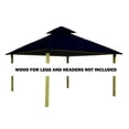 thumbnail image 1 of ACACIA AGOK14- CAPTAIN NAVY 14 sq. ft. Gazebo Roof Framing & Mounting Kit with Captain Navy Outdura Canopy, 1 of 4