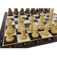 thumbnail image 1 of ACACIA Supreme 3 3/4 Kg Staunton Wood Chess Set 17" Alpha Numeric Elegance Board, 1 of 5