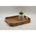 thumbnail image 1 of ACACIA WOOD Butler TRAY with handle, 1 of 3