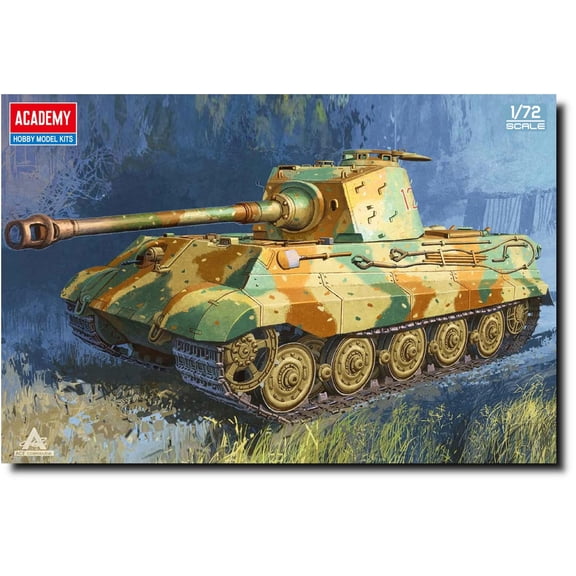 ACADEMY German King Tiger Henschel Turrett, Scale 1/72, Model Kits