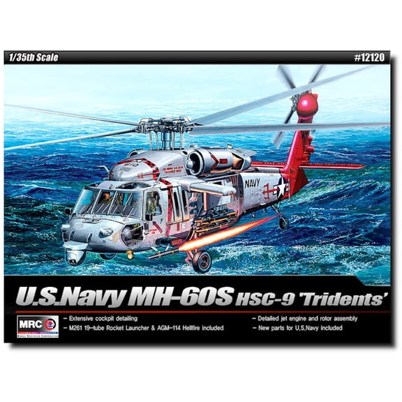 ACADEMY MH-60S HSC-9 "Tridents Model Kit , Navy