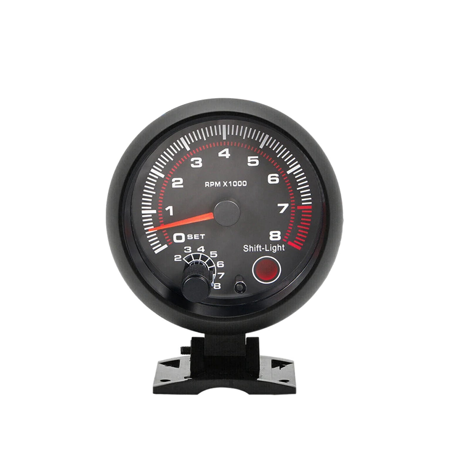 ACAGALA 3.75 Inch Automobile Refitted Instrument Black White Light ...