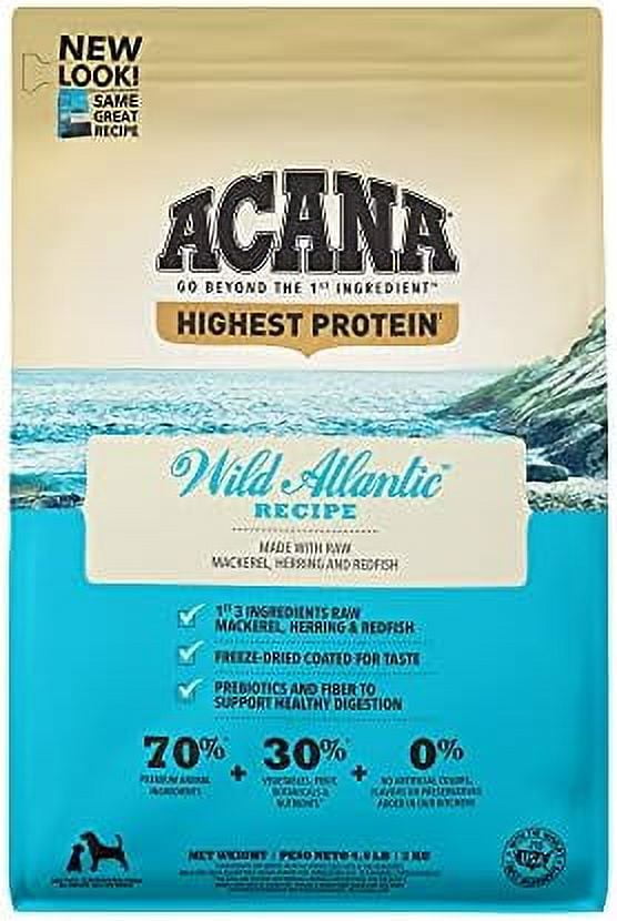 ACANA® Highest Protein, Wild Atlantic, Grain Free Dry Dog Food, 4.5lb