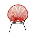 thumbnail image 1 of ACAPULCO PATIO WOVEN CORD CHAIR RED, 1 of 2