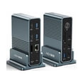 thumbnail image 1 of ACASIS 15-in-1 USB C Docking Station Triple monitors | Dual HDMI , DP 4K@60Hz, 2*USB3.1, SD/TF, Audio, RJ45 for Mac & Windows, 1 of 8