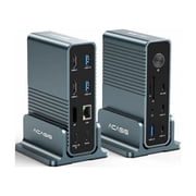 ACASIS 15-in-1 USB C Docking Station Triple monitors | Dual HDMI , DP 4K@60Hz, 2*USB3.1, SD/TF, Audio, RJ45 for Mac & Windows