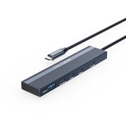 ACASIS 6-in-1 USB-C Hub with 4K@60Hz Video, 10Gbps USB 3.2 Gen 2, and 100W PD Charging   Phantom Gray