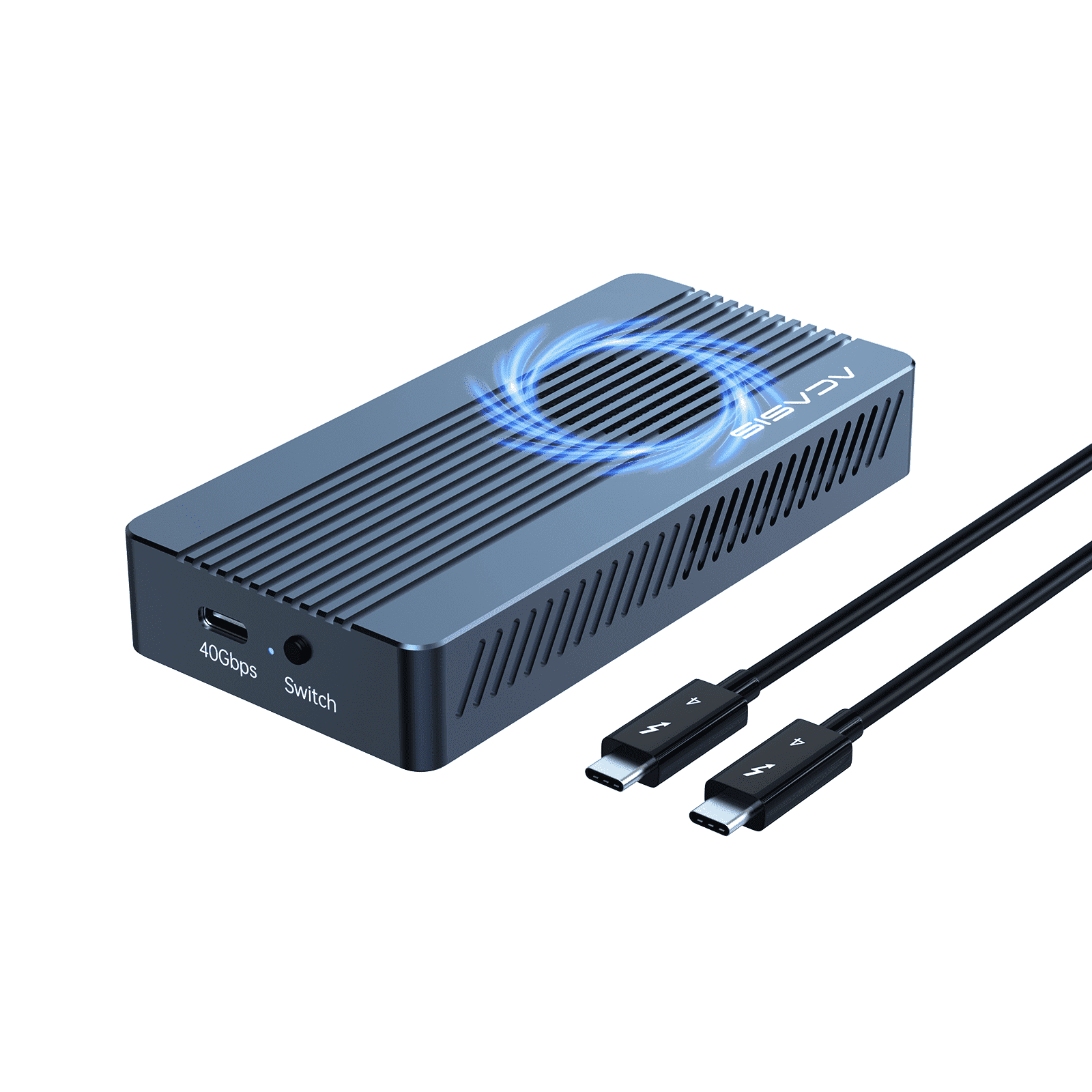 ACASIS External NVMe M.2 SSD Enclosure 40Gbps with Cooling Fan Supports 8TB