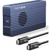 ACASIS External NVMe M.2 SSD Enclosure 40Gbps with Cooling Fan Supports 8TB