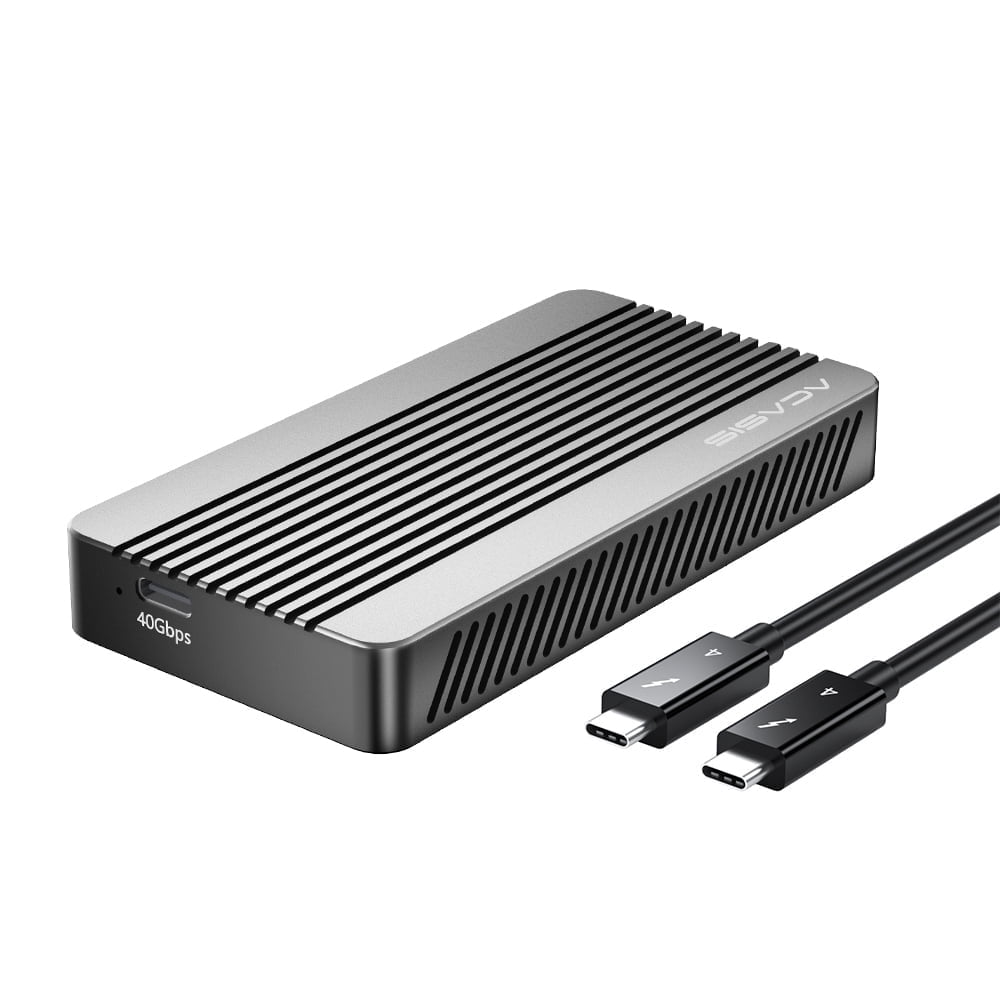 ACASIS USB4.0 External SSD Enclosure 40Gbps M.2 NVMe USB3.0, Supports 8TB Portable Aluminum Storage