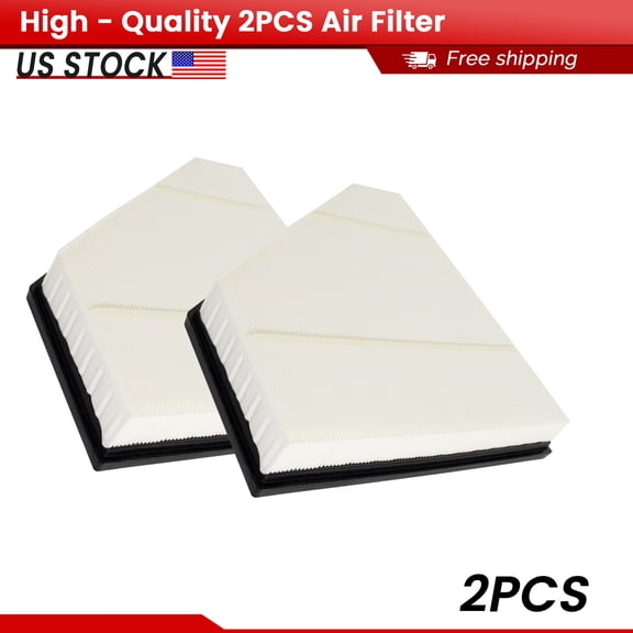 ACB ZONE 2 x Engine Air Filter for Chevrolet Camaro 2016-2023 Cadillac CTS 14-19 ATS 13-19, OEM Engine Air Filter (CA11494)