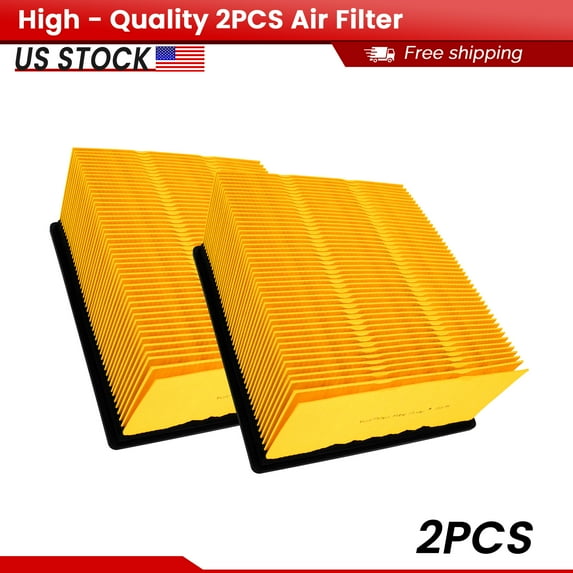 ACB ZONE 2 x Engine Air Filter for Dodge Ram 2500 2007-2010 Ram 3500 2011-2024, OEM Engine Air Filter (CA10261)