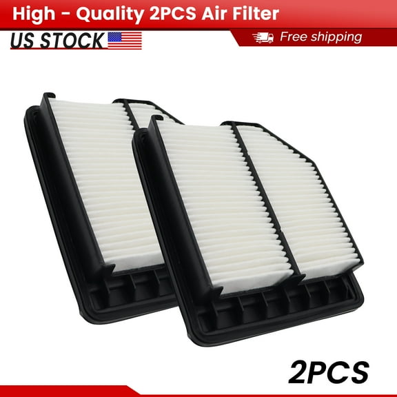 ACB ZONE 2 x Engine Air Filter for Honda Civic 2006 2007 2008-2011 L4 1.8L, OEM Engine Air Filter (CA10165)