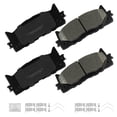 thumbnail image 1 of ACB ZONE 4PCS Front Ceramic Brake Pads for 2008-2017 Toyota Camry Avalon Lexus ES350 ES300h, 1 of 5