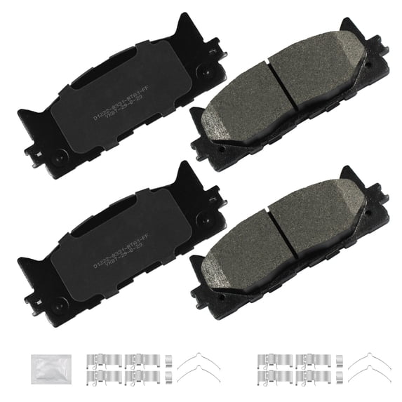 ACB ZONE 4PCS Front Ceramic Brake Pads for 2008-2017 Toyota Camry Avalon Lexus ES350 ES300h