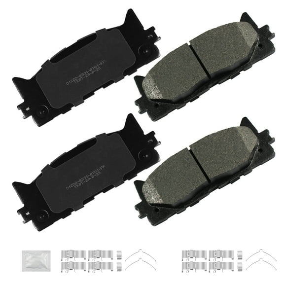 ACB ZONE 4PCS Front Ceramic Brake Pads for 2008-2017 Toyota Camry Avalon Lexus ES350 ES300h