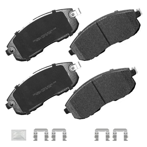 ACB ZONE 4PCS Front Ceramic Brake Pads for I30 I35 350Z Altima Juke Maxima Sentra Versa SX4