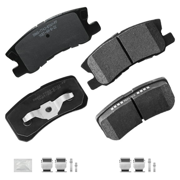 ACB ZONE 4PCS Rear Ceramic Brake Pads for 200 Sebring Avenger Caliber Compass Patriot Endeavor