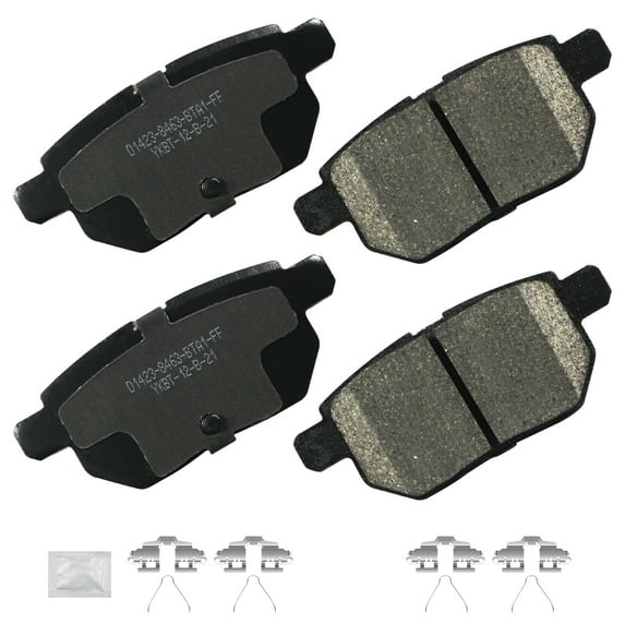 ACB ZONE 4PCS Rear Ceramic Brake Pads for 2010-2022 Toyota Prius Corolla iM Lexus CT200h