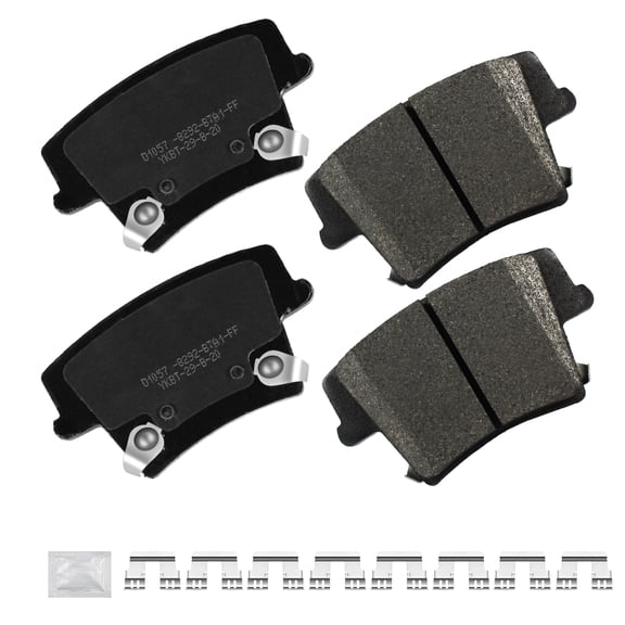 ACB ZONE 4PCS Rear Ceramic Brake Pads for Dodge Charger Challenger Magnum Chrysler 300
