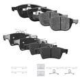 thumbnail image 1 of ACB ZONE 8PCS Ceramic Brake Pads(D1044+D1095) for Mazda 3 2007-2013 Excludes Mazdaspeed Models 2004-2006 All Models, 1 of 5