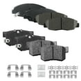 thumbnail image 1 of ACB ZONE 8PCS Ceramic Brake Pads for Honda Civic 2006-2011, Front & Rear(D465, D537), 1 of 5