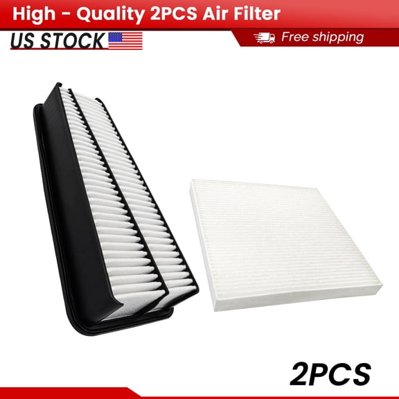 ACB ZONE Engine Air Filter and Cabin Air Filter Kit for Toyota Tacoma 2005-2015 V6 4.0L, OEM Air Filter Replacement (CA9683+CF10374)