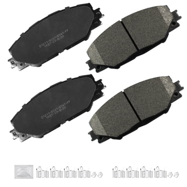 KFE Ceramic Brake Pad Set For 2005-2010 Scion TC - Front & Rear (8 Pads), Low Dust, Quiet Operation