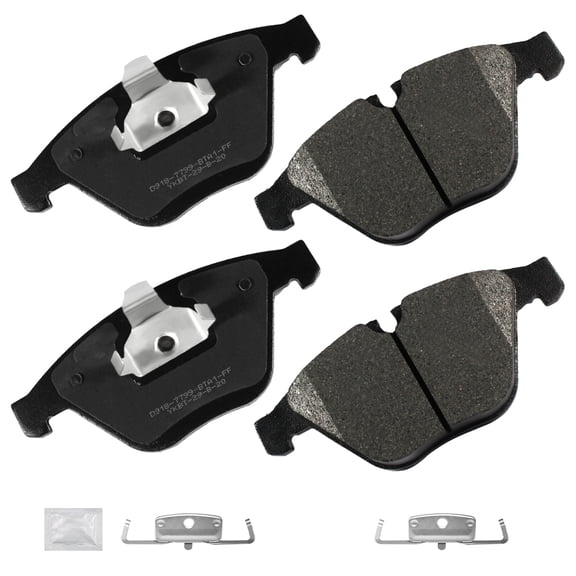 ACB ZONE Front Ceramic Brake Pads with Hardware Fit For BMW 323i 328i 335i xDrive 335d 335xi 525i 525xi X1