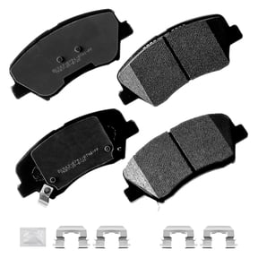 ACB ZONE Front Ceramic Brake Pads with Hardware Fit For Hyundai Elantra GT Veloster Kia Forte Koup Forte5
