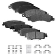 thumbnail image 1 of ACB ZONE Front & Rear Disc Ceramic Brake Pads Set w/Hardware Fit for 2007-2014 Cadillac Escalade Esv/ext Chevy Avalanche Silverado 1500 Suburban 1500 Tahoe Gmc Sierra 1500 Yukon Xl 1500, 1 of 5