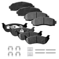 thumbnail image 1 of ACB ZONE Front & Rear Disc Ceramic Brake Pads Set w/Hardware Fit for 2002 2003 2004 2005 Ford Explorer Mercury Mountaineer, 1 of 5