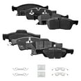 thumbnail image 1 of ACB ZONE Front & Rear Disc Ceramic Brake Pads Set w/Hardware Fit for 2011 2012 - 2020 Dodge Durango 2011-2018 Jeep Grand Cherokee, 1 of 5