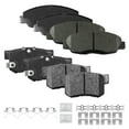 thumbnail image 1 of ACB ZONE Front & Rear Disc Ceramic Brake Pads Set w/Hardware Fit for 2012 Honda Civic EX EX-L LX, 1 of 5