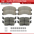 thumbnail image 1 of ACB ZONE Front and Rear Ceramic Brake Pads with Hardware for 2018 2019 Ford Expedition 2015 - 2020 F-150 (P-2087, P-1790), 1 of 7