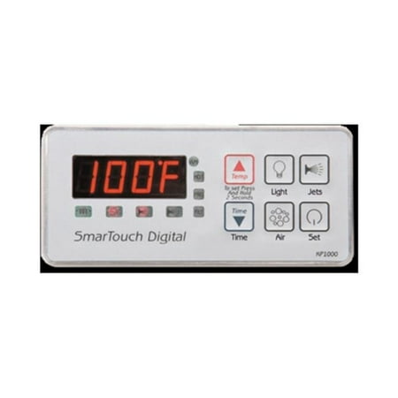 ACC 220-LX1000 LX-1000 Smartouch LED Temp-Light-Jets Time-Aux-Set Ribbon Spa Side Control Cable - 6-Button
